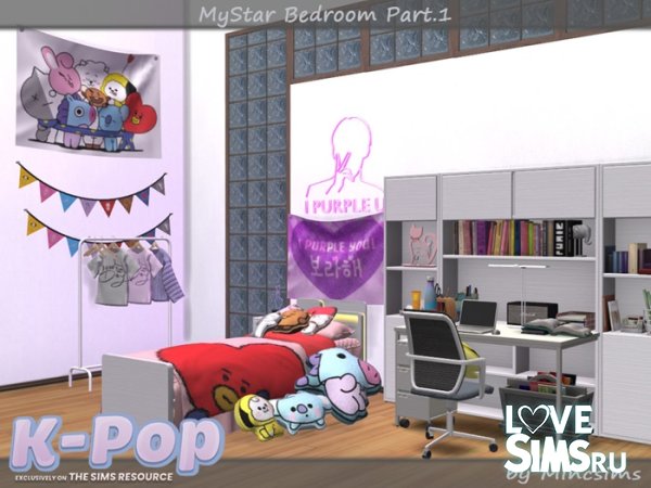Спальня K-POP MyStar Bedroom
