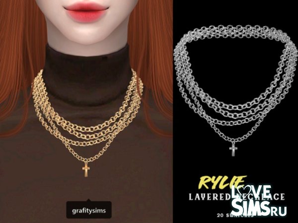 Ожерелье Rylie layered necklace