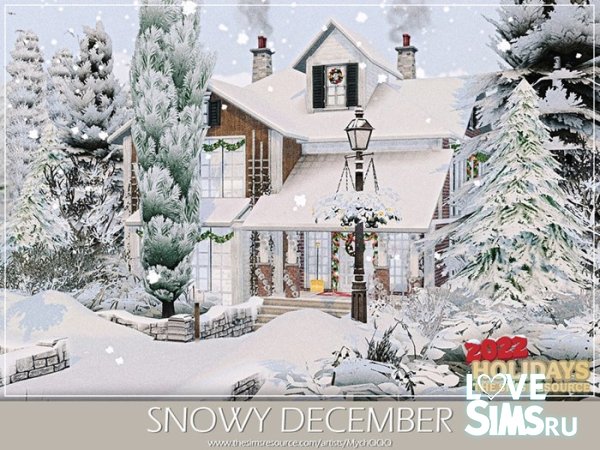 Дом Snowy December