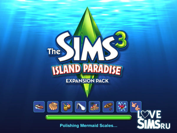 Новый логотип для Sims 3 Райские острова