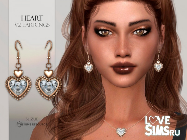 Серьги Heart V2 Earrings