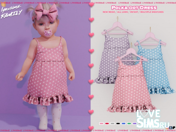 Детское платье Polka Dot Dress