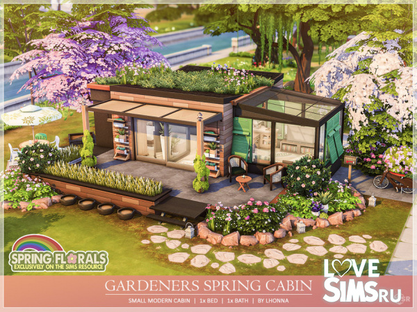 Домик Gardeners Spring Cabin - No CC